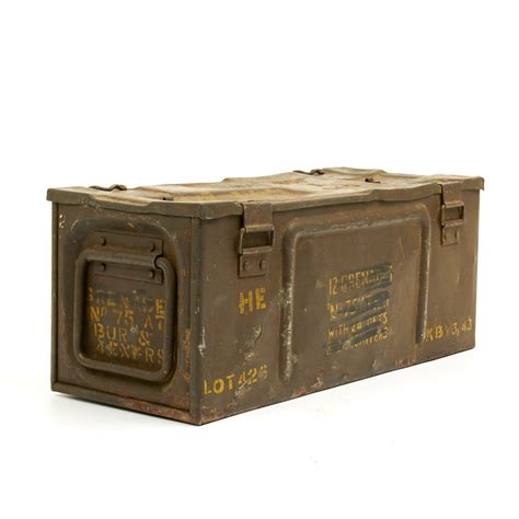 old ww2 ammo boxes